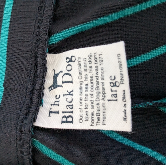 A line skirt on dark blue and aqua - Picture 5 of 6